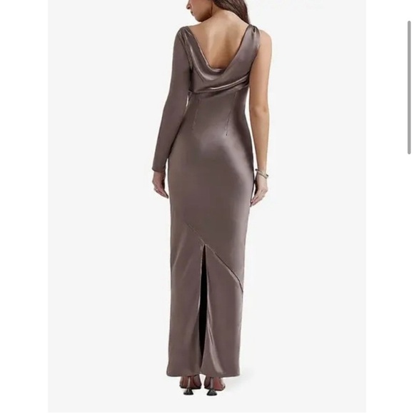 House of CB 'Catiana' Smoke One Sleeve Maxi Dress - Picture 5 of 12